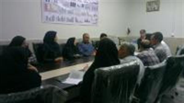 تشکیل جلسه اصلاح نهایی یرنامه عملیاتی شبکه بهداشت و درمان شهرستان صحنه