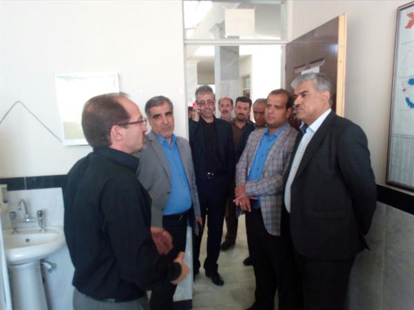 بازدید ریاست محترم دانشگاه علوم پزشکی کرمانشاه به همراه معاونین توسعه مدیریت و منابع و بهداشتی از مرکز جامع سلامت میانراهان