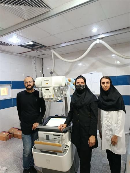 با پیگیری ،تلاش شبانه روزی سرپرست  شبکه و بهداشت شهرستان و مدیریت بیمارستان دکتر معاون صحنه.