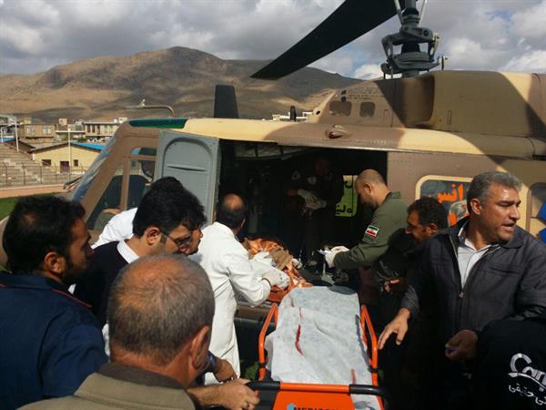 حامد خدایی : هشتمین اعزام هوایی مرکز فوریتهای پزشکی شهرستان صحنه انجام شد