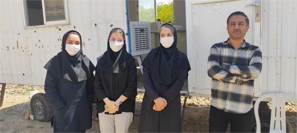 💠ارائه خدمات بهداشتی و درمانی و آموزشی توسط کارکنان شبکه وبهداشت شهرستان صحنه به زائرین اباعبدالله الحسین علیه السلام ، در موکب حب الحسین.🔻